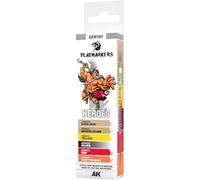AK Interactive Set de PLAYMARKERS AKM101 Heroes (6x)