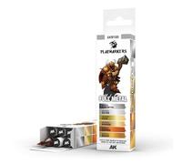 AK Interactive - Set de playmarkers AKM105 FULL METAL (6x)