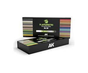 AK Interactive PLAYMARKERS SPECIAL BOX AKM150 Full Range (34x)