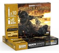 Ak Interactive - Quickmarker Starter Combo + 3Gen Set