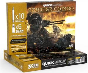 Ak Interactive - Quickmarker Starter Combo + 3Gen Set