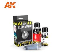 AK INTERACTIVE - Resin Water 2 Components Epoxy Resin 375ml Ak Interactive Ak8043 Maquette Char Promo - Ref : 6510