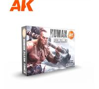 Ak Interactive Set de Peinture - Human Flesh Tones