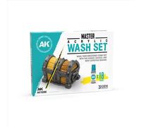 Ak Interactive Set de Peinture - Master Acrylic Wash Set (18 Colors)
