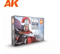 Ak Interactive Set de Peinture - Non Metallic Metal : Steel