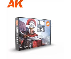 Ak Interactive Set de Peinture - Non Metallic Metal : Steel