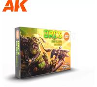 Ak Interactive Set de Peinture - Orcs & Green Creatures