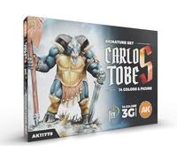 Ak Interactive Set de Peinture - Signature Set : Carlos Tobes (14 Colors + Fig)