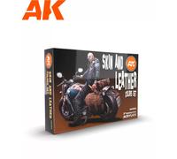 AK Interactive – Set Couleurs Peau et Cuir AK11613 – 6 × 17 ml