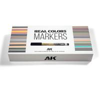 Ak Interactive - Special Box 34 Real Colors Markers