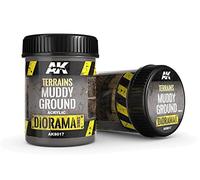 AK Interactive - Terrains Muddy Ground 250ml Ak8017 Maquette Char Promo
