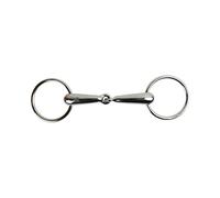AK Mors d'équitation creux à simple brisure Horse Bit AKRS-2636 (4.75'', Silver)