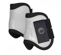 AK Pro-Tec - Protège-Boulets pour Chevaux, Équipement de Protection et d’Entraînement - Bottes, Bandages & Accessoires Équestres AKRS-6068-02 (Blanc, Full (Large))