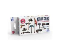 Ak Interactive Quick Gen - Metallics (Set 6 Refs)