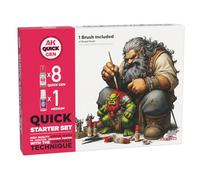 Ak Interactive Quick Gen - Quick Starter (Set 9 Refs + 1 Brush)
