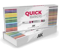 AK Interactive – Quickmarker Special Box Full Range – 34 unités