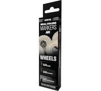 AK Interactive Set de marqueurs Real Colors RCM102 Wheels 3 pièces