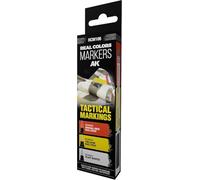 AK Interactive – Ensemble de marqueurs Real Colors RCM106 Marquages tactiques – 3 pièces