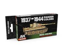 AK Real Colors RCS122 1937-1944 Panzer Colors Lot de 6 x 17 ML