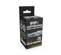 AK REAL COLORS SET RCS101 WWII Luftwaffe Early War Colors (4x17ml)