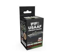 AK REAL COLORS SET RCS113 WWII USAAF Aircraft Colors (4x17ml)
