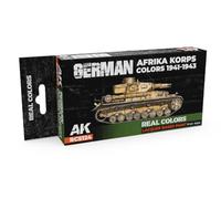 AK REAL COLORS SET RCS124 German Afrika Korps Colors 1941-1943 (6x17ml)