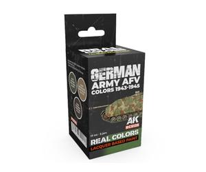AK REAL COLORS SET RCS125 German Army AFV Colors 1943-1945 (3x17ml)