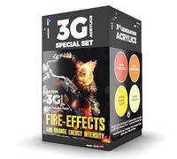AK Interactive – Set de peinture Wargame – Fire Effects