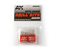 AK TOOLS AK9043 Drill Bits 0,4-1,3 (10pcs)