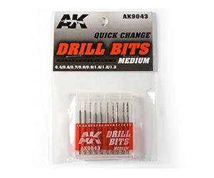 AK TOOLS AK9043 Drill Bits 0,4-1,3 (10pcs)