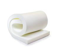 AK Trading Coussin d'ameublement en Mousse de densité Moyenne (Rechange de siège, Feuille de Mousse, Rembourrage en Mousse) - 7,6 x 61 x 182,9 cm (H x l x L), Blanc