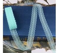 AK-Trading Ruban en dentelle à motif floral pour décoration, design floral et travaux manuels 2,5 cm x 9 m