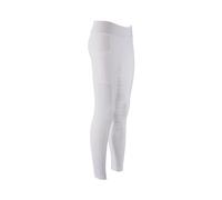 AK Wintex Collants/Leggings/Culottes d'équitation d'hiver taille haute à enfiler avec grip en silicone sur toute la surface d'assise, blanc, 3XL