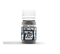 (AK00669) - AK Interactive Paints 30ml - Extreme Metal - Titanium