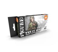 (AK11634) - AK Interactive Set - WWII US Army Soldier Uniform Colors