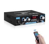AK35 Hi-FI Amplificateur Stéréo Bluetooth 5.0 Numérique Mini Amplificateur 300W 2.0-Canaux Amplificateur de Puissance Hi-FI avec Bass & Treble Tuner pour Enceintes Domestiques