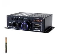AK380 80 0w 12v Amplificateur de puissance Bluetooth 5.0 stéréo BASSE Audio AMP Music Player e haut-parleur de voiture Bluetooth D FM USB/SD