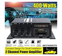 AK380 / AK370 / AK170 400W * 2 2 Channel Bluetooth HIFI Amplificateur de puissance Home voiture audio isposition à distance Féminin Radio AUX USB/SD(AK370)