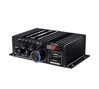 AK380 Amplificateur numérique STEREO BASSE Voyageur audio Haut-parleur de voiture Bluetooth 5.0 Récepteur Power Power HiFi Amplificateur de musique Lecteur de musique for la maison
