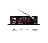 AK380 Hifi Audio Home Amplificateurs NuméRiques Car Audio Bass Power Amplificateur Bluetooth FM USB SD Radio Subwoofer Haut-Parleurs