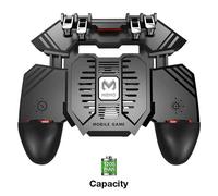 Ak77 Pubg Contrôleur De Jeu Mobile 6 Doigts Avec Ventilateur Pubg Déclencheur Manette De Jeu Pour Android Ios Game Pad Movil Avec Batterie-1200 Mah
