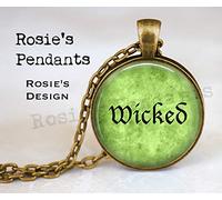 aka Halloween Costume Collier - Wicked - Wicked - Wicked Necklace - Wicked Necklace - Witchy Woman - Bijoux sorcière