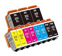 akaca 202 XL (Pack de 11) Cartouches d'encre Compatibles avec Epson 202 202XL, pour Expression Premium XP-6000 XP-6005 XP-6100 XP-6105 XP6000 XP6005 XP6100 XP6105