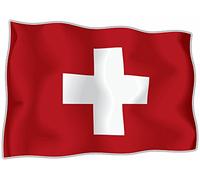 Akacha Autocollant Sticker Drapeau Suisse Swiss Moto Voiture adhesif Vinyl Vinyle