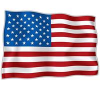 Akacha Autocollant Sticker Drapeau USA AMERICAIN Etats Unis Moto Voiture ADHESIF