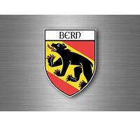 Akacha Autocollant Sticker Voiture Moto Blason Ville Drapeau ecusson Bern Suisse