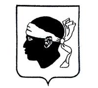 Akacha Patch ecusson brodé Corse Corsica Blason armoirie Drapeau Region heraldique