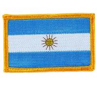 Akacha Patch écusson brodé Drapeau Argentine Argentin thermocollant Insigne Backpack