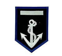 Akacha Patch ecusson brodé Drapeau Backpack Ancre Marine bâteau Blason thermocollant