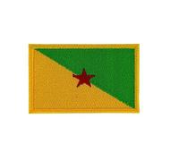 Akacha Patch ecusson brodé Drapeau guyane thermocollant Backpack Motard Biker